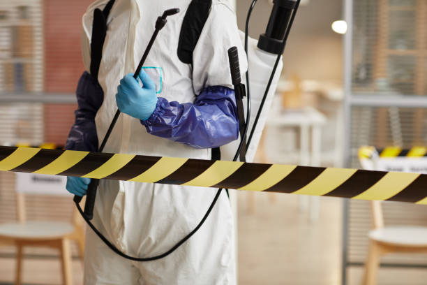 Professional Biohazard Cleanup technician working in Hampton, GA